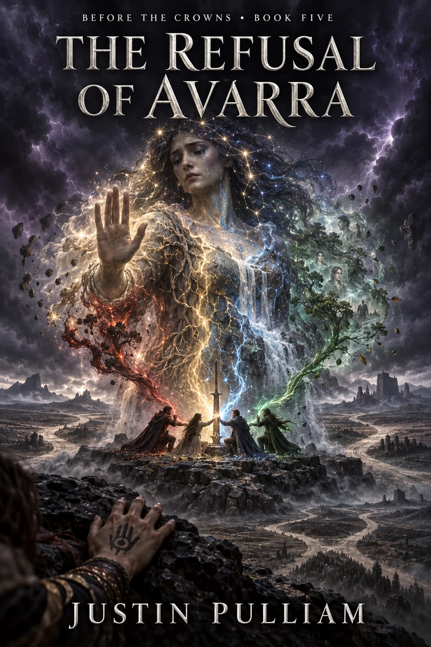 Cover of The Crownless Age, Book five: THE REFUSAL OF AVARRA, by Justin Pulliam
